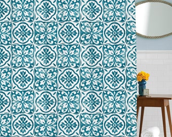 Tile Pattern Shower Curtain