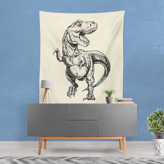 Dinosaur Tapestry Dino Art T Rex Home Decor Dinosaur Art Etsy Dinosaur Tapestry Dino Art T Rex Home Decor Dinosaur Art Etsy