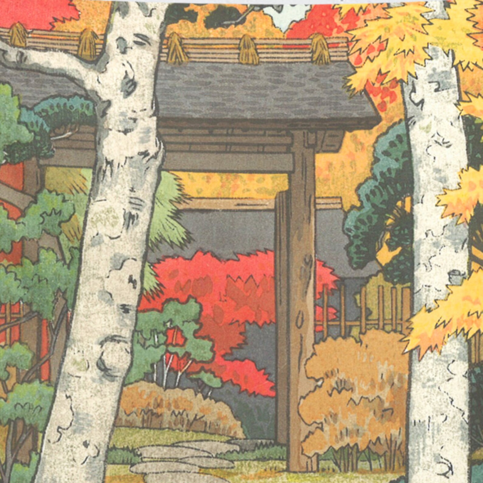 Japanese Tree Art Nature Decor Woodland Theme Japan Decor Etsy