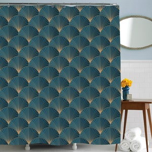 Art Deco Pattern Shower Curtain