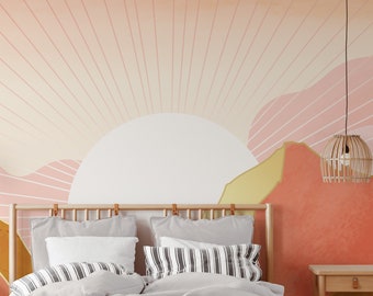 Summer Sunrise Lake Wall Stickers Mural Decal Poster Kids Room Home Decor AS31 Summer Sunrise Lake Wall Stickers Mural Decal Poster Kids Room Home Decor AS31