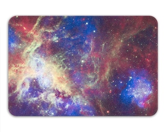 Bath Mat Non Slip, Galaxy Shower Mat, Space Stars Bathroom Mat, Tarantula Nebula Memory Foam Bath Mat, Astrology Gift, Printed in USA