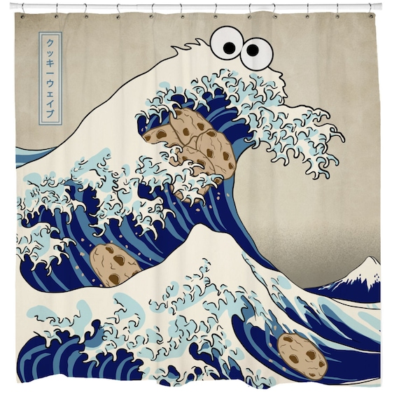 Cookie Shower Curtain Monster Japanese Cookie Shower Curtain Monster, Japanese Shower Curtain