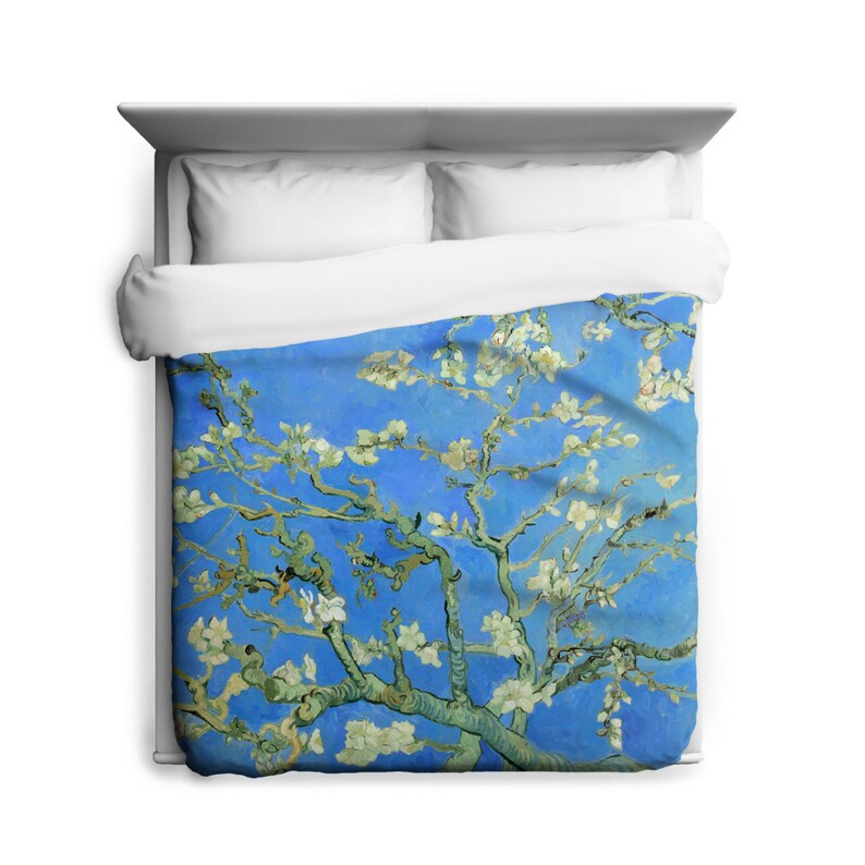 Van Gogh Duvet Cover Famous Artists Room Decor Almond Image 0