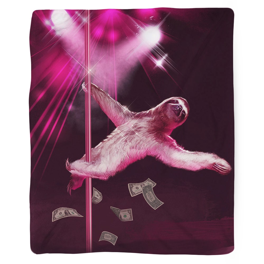 Sloth On The Tree Fleece Throw Blanket Cozy Soft Sherpa Blanket for Sofa Couch Bed 60 X 50 Sloth On The Tree Fleece Throw Blanket Cozy Soft Sherpa Blanket for Sofa Couch Bed 60 X 50