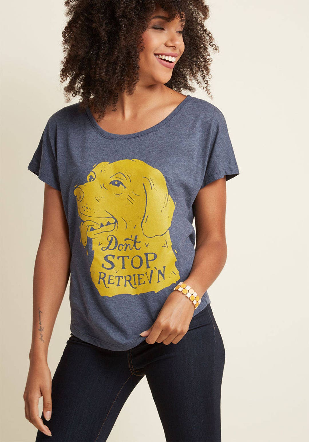 Retriever Shirt Loose Fit Dog T Shirt Women Dolman Fit Dog Etsy