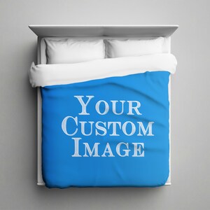 Custom Comforter, Custom Bed Cover, Custom Image, Custom Photograph, Custom Bedding, Full, Twin, Queen, King, Full Color, Printed in USA