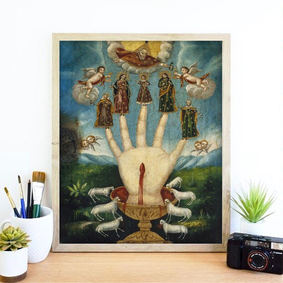 Surreal Print Dream Poster Occult Art 