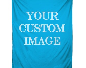 Custom Wall Tapestry, Custom Backdrop, Custom Wedding Tapestry, Personalized Image, Custom Image, Made to Order, Full Color, Printed in USA