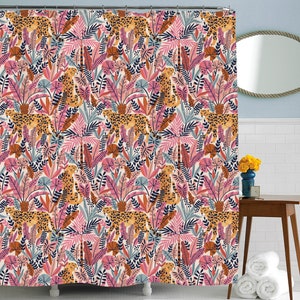 Leopard Pattern Shower Curtain