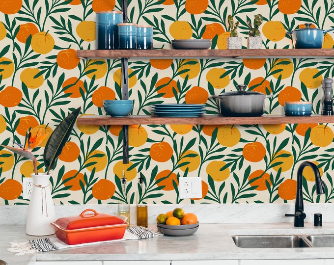 Pink Lemon Wallpaper Pink Lemon Lime Jumbo by - Etsy