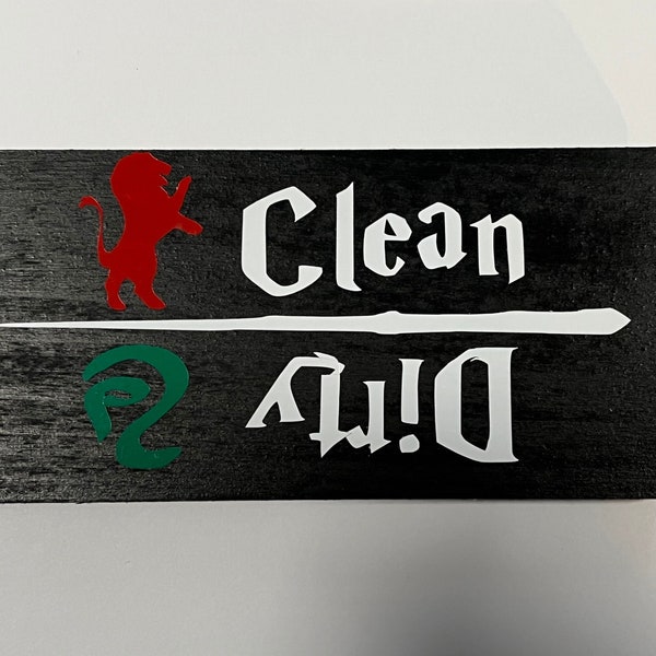 Clean Dirty Dishwasher Magnet - Etsy