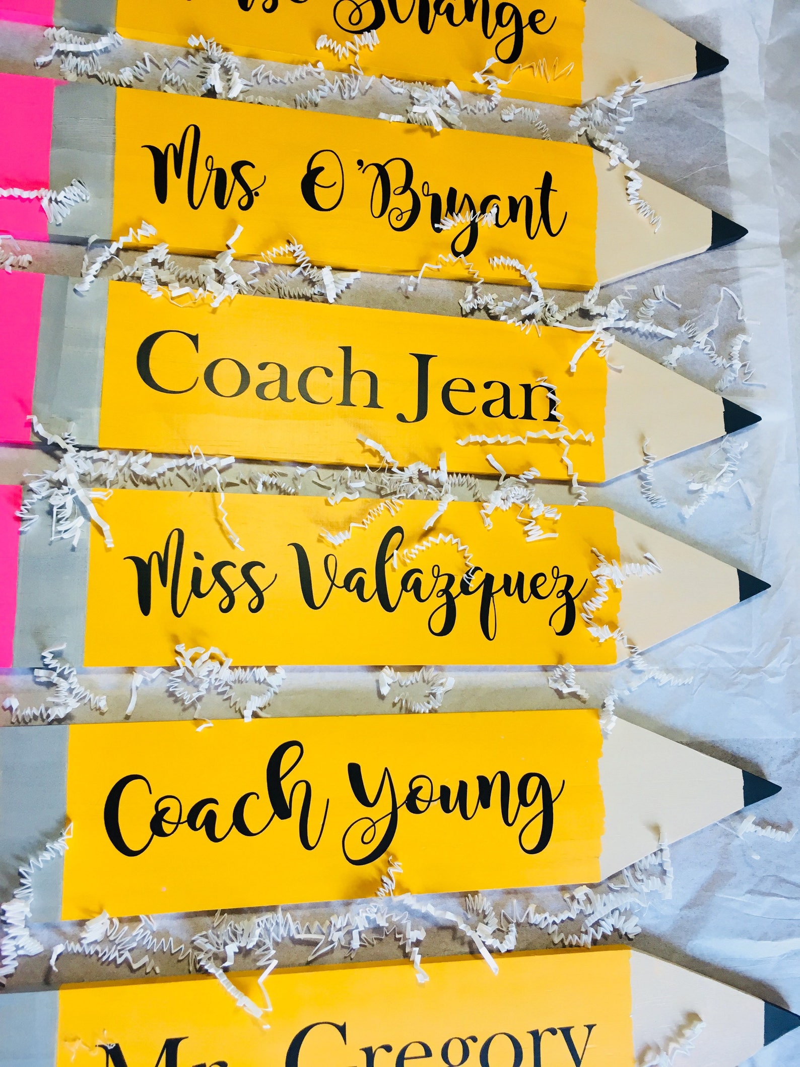 Wooden Pencil Teacher Classroom Wall Decor Etsy