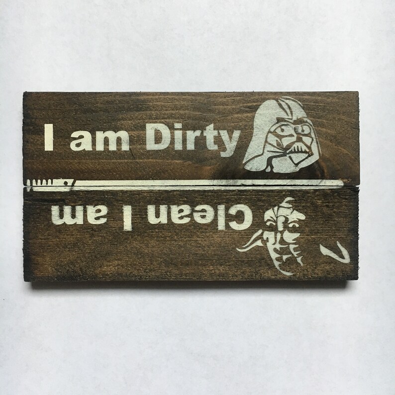 YODA/DARK VADER Dishwasher Dirty/clean Etsy