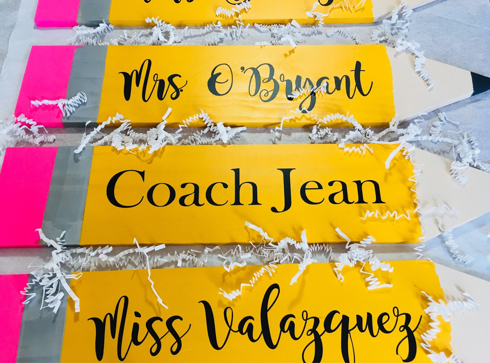 Wooden Pencil Teacher Classroom Wall Decor Etsy