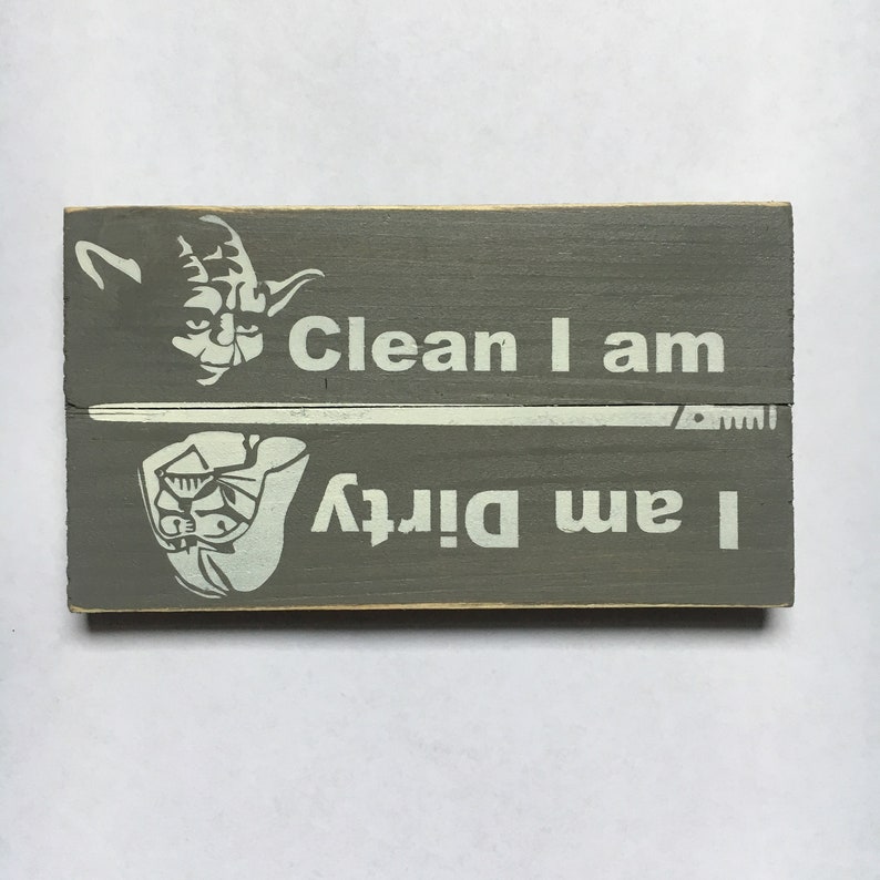 YODA/DARK VADER Dishwasher Dirty/clean Etsy