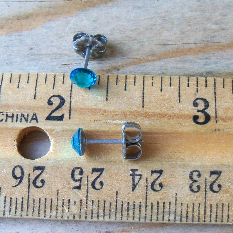 Titanium Stud Earrings Hypoallergenic Titanium Earrings Etsy