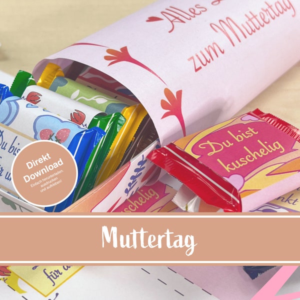 Ritter Sport banderoles Mother's Day, gifts for Mother's Day, Mom is the best, Ritter Sport gift for Mom, gift for Mother's Day, download