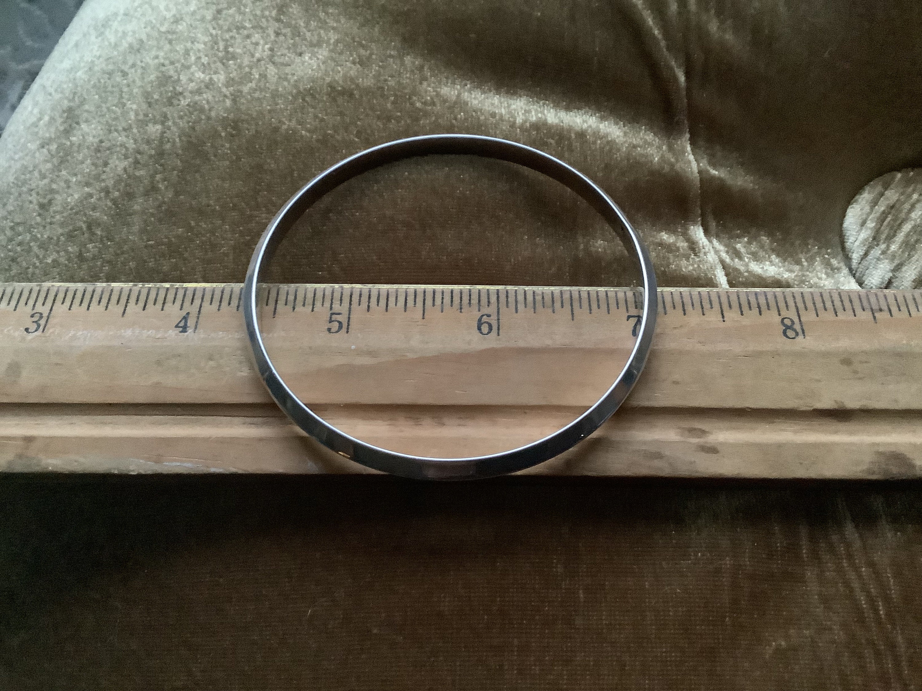 TIFFANY&Co Bracelet Knife Edge Bangle Sterling Silver
