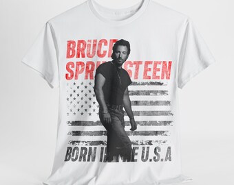 Bruce Springsteen Vintage Style Unisex Heavy Cotton T-Shirt