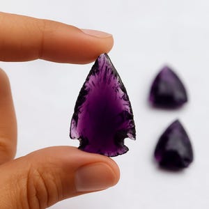 Bulk Amethyst Arrowhead Crystal Size 1&#39;&#39;-1.25&#39;&#39;, Wholesale Crystal arrowhead, Amethyst Arrowhead In Bulk, Gemstone Carving, Bulk Crystals