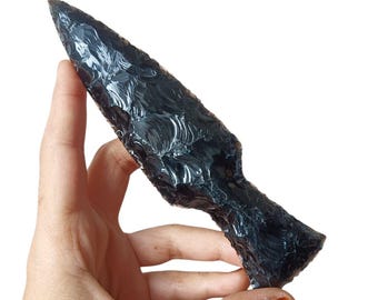 Schwarzer Obsidian Pfeilspitze (Neu (gemäss Beschreibung)) In Pfäffikon