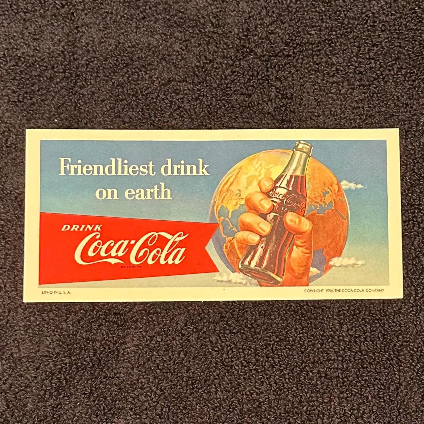 1956 Coca Cola Advertising '56 Friendliest Drink on Earth Ink