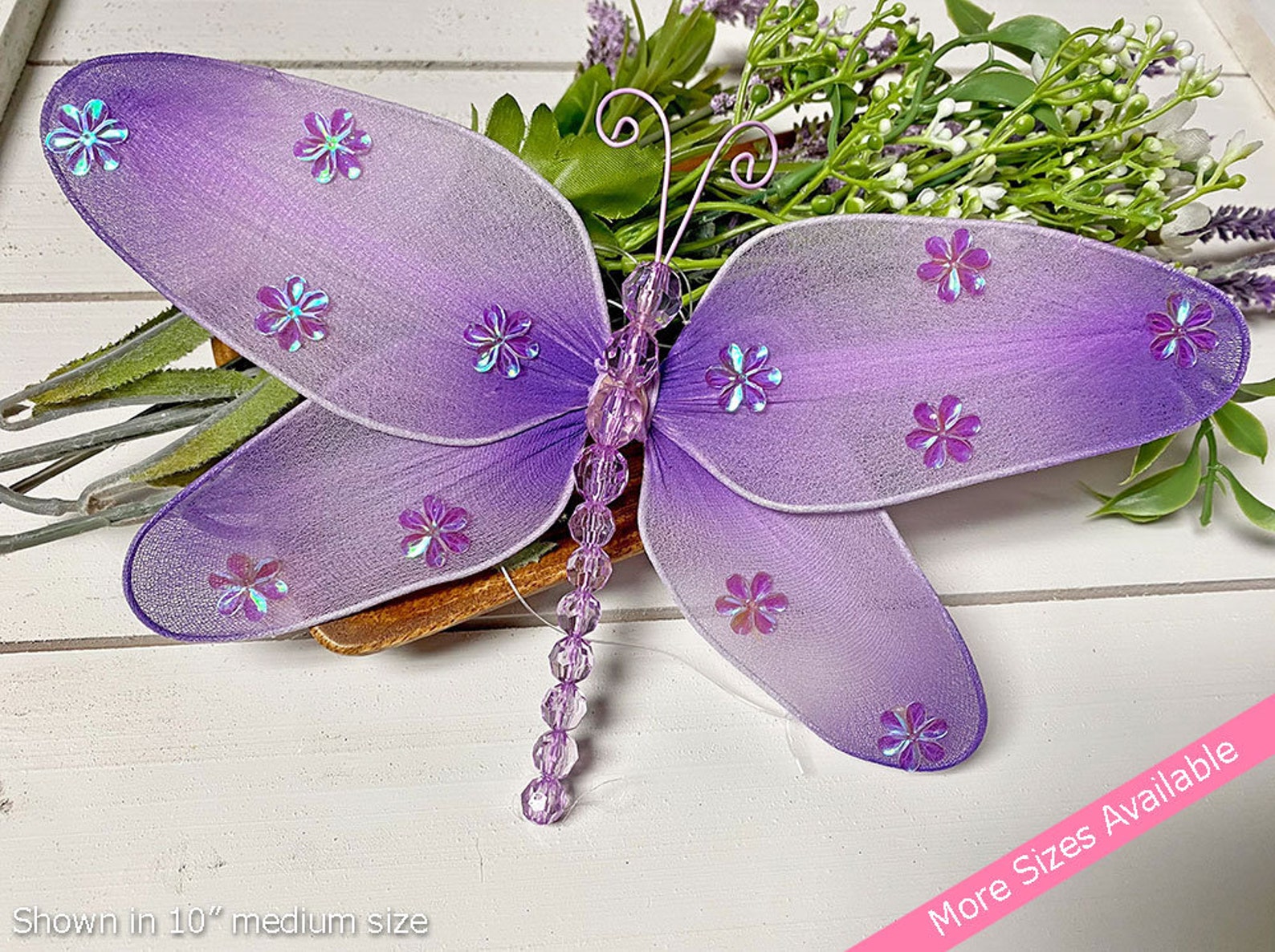 Nylon Dragonfly Decor Mesh Dragonflies Table Decorations Party Etsy