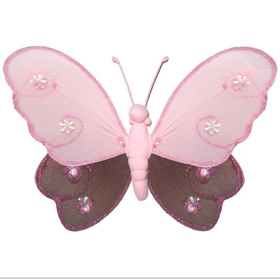 Butterfly Baby Shower Decorations Nylon Hanging Fake Etsy
