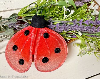 Ladybug Ceiling Decorations Nylon Ladybugs Girl Nursery Bedroom Wall Hanging Baby Shower Lady Bugs Birthday Party Playroom Decor Red Shimmer