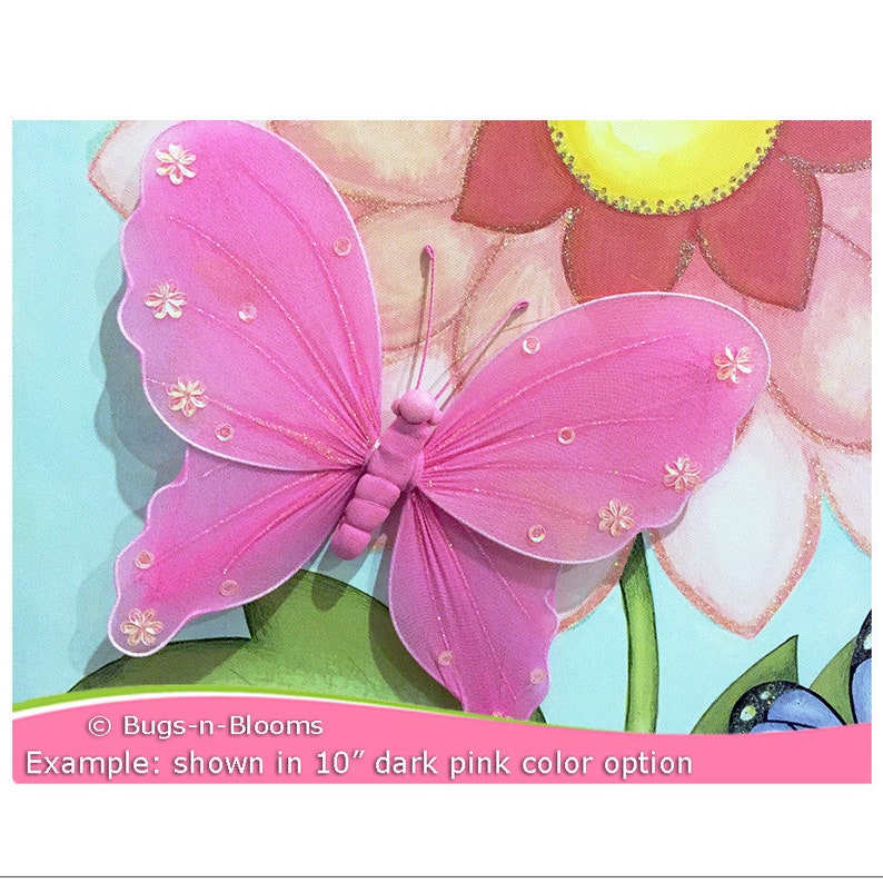 Decorative Mesh Butterfly Ceiling Decorations Nylon Hanging Etsy