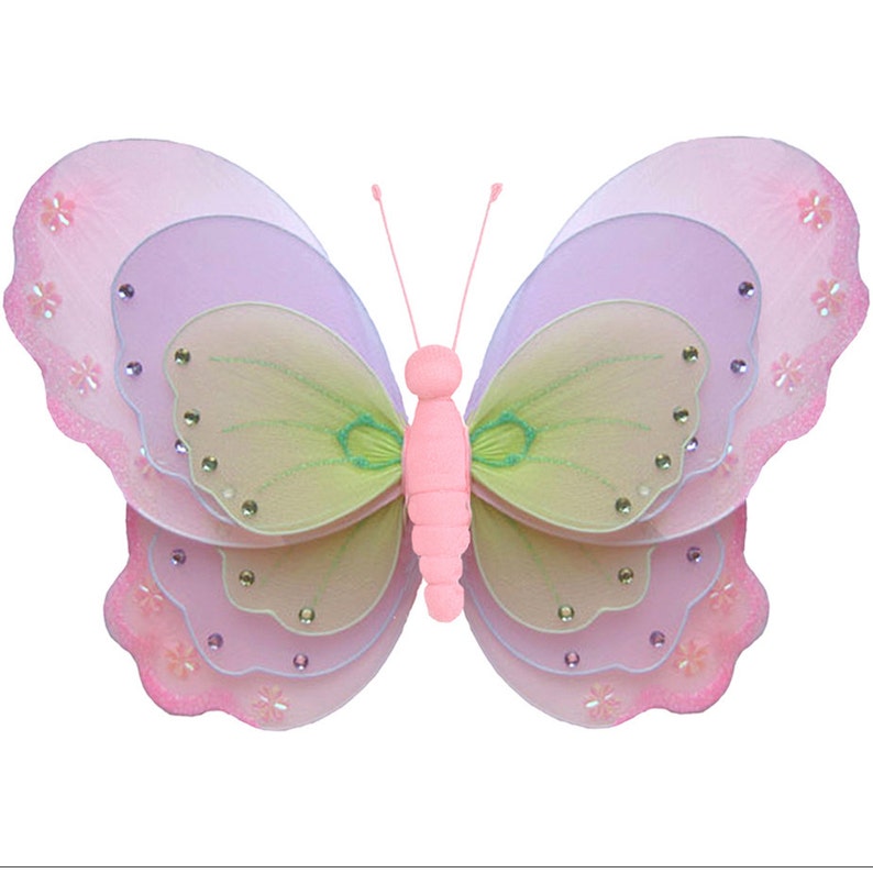 Butterfly Ceiling Decorations Nylon Hanging Butterflies Girls Etsy