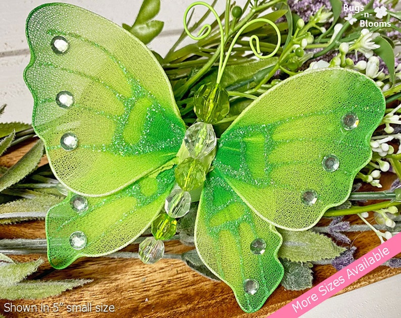 Fake Butterfly Decor Nylon Hanging Butterflies Decorate Girls Etsy