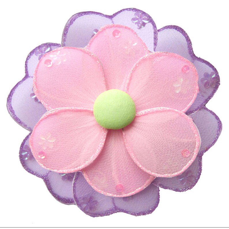 Flower Decorations Nylon Hanging Flowers Pink Purple Green Etsy