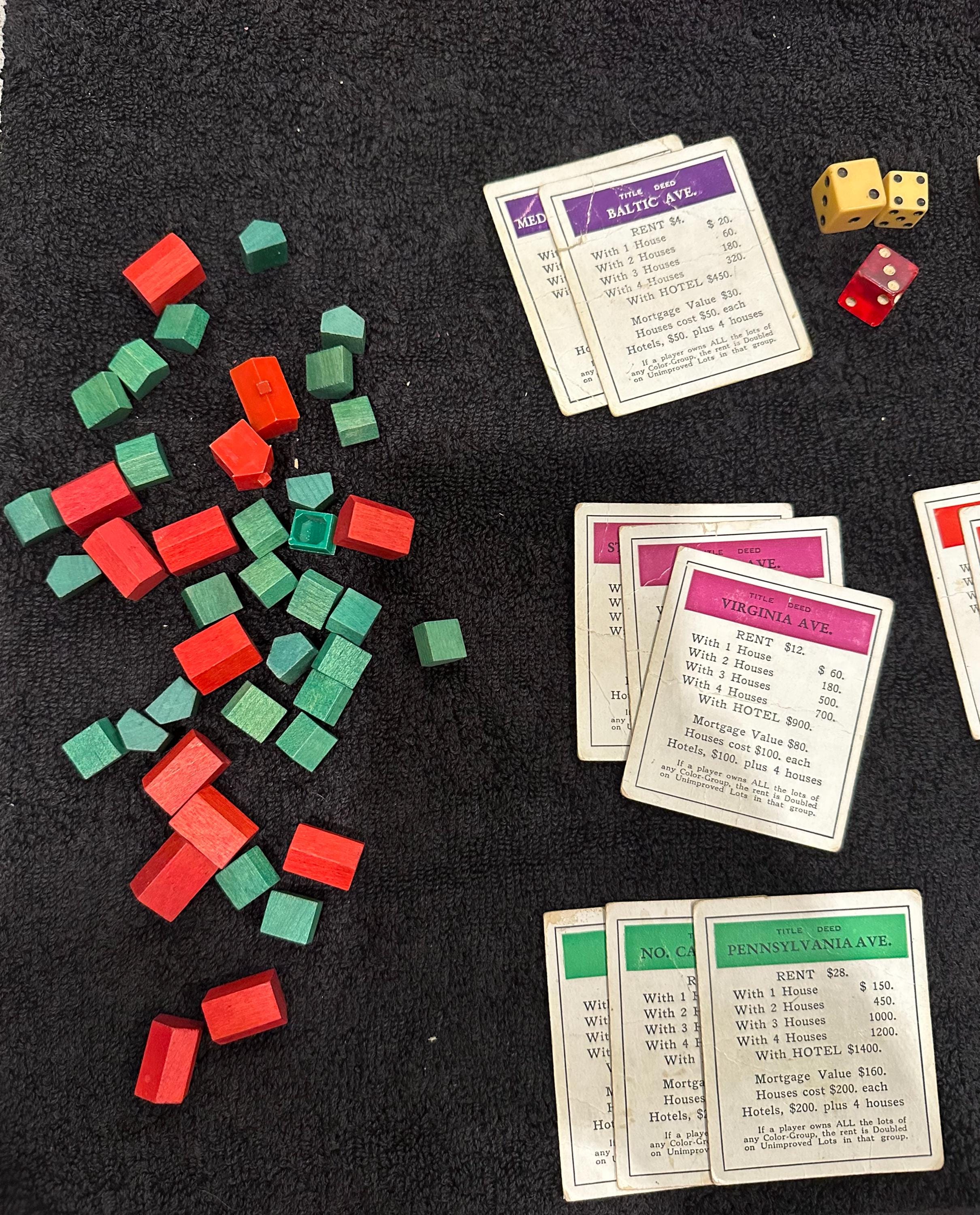 MONOPOLY MONDE PARKER CARTE CAISSE DE COMMUNAUT&Eacute; AVANCEZ CASE D&Eacute;PART