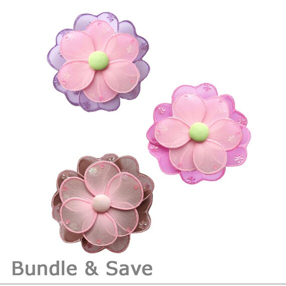Flower Decorations Nylon Hanging Flowers Pink Purple Green Etsy
