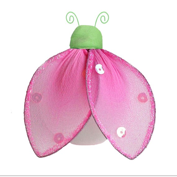 Ladybug Birthday Party Decorations Green Pink Nylon Ladybugs Etsy