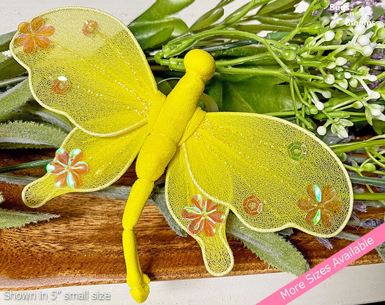 Falsa libélula decoración Nylon colgante libélulas niñas | Etsy