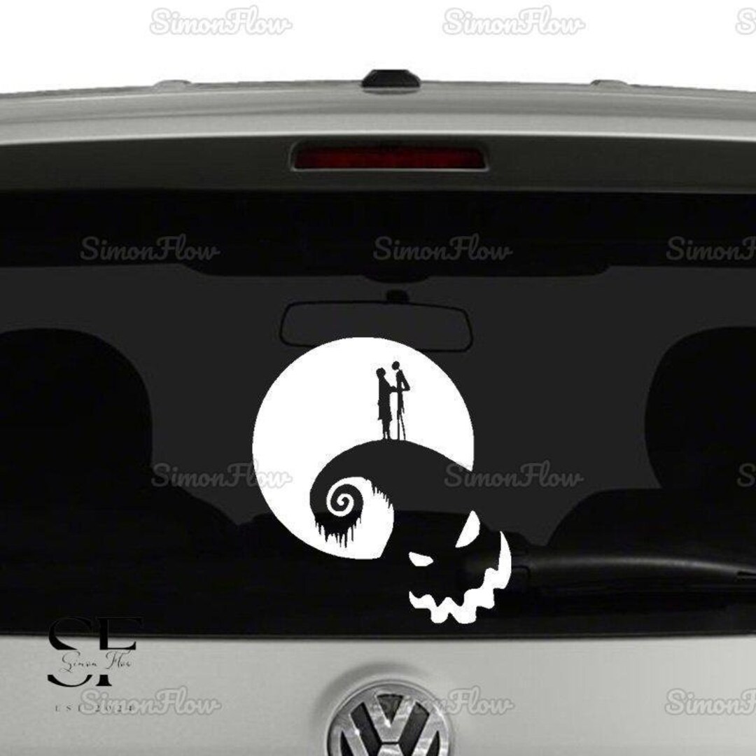 Nightmare Before Christmas Car Decals