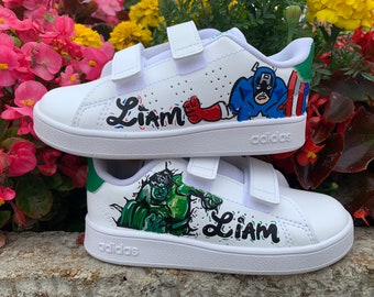 Captain America and Hulk Customized Sneaker