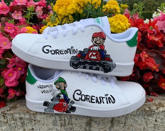 Mario and Luigi Customized Basketball