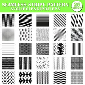 Cute Stripe Pattern Svg, Pattern Svg, Seamless Svg Bundles, Cloth Design Pattern Svg, Stripe, Pattern PNG, Pattern Silhouette, Stripe Cloth