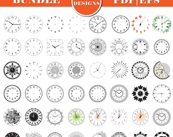 Cute Clock Face Svg Bundles, Clock Face PNG, Clock Face Clipart, Clock Face Svg Circuit for Circuit, Clock Face, Clock Number, Clock Face