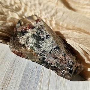 Lodalite garden quartz freeform crystal