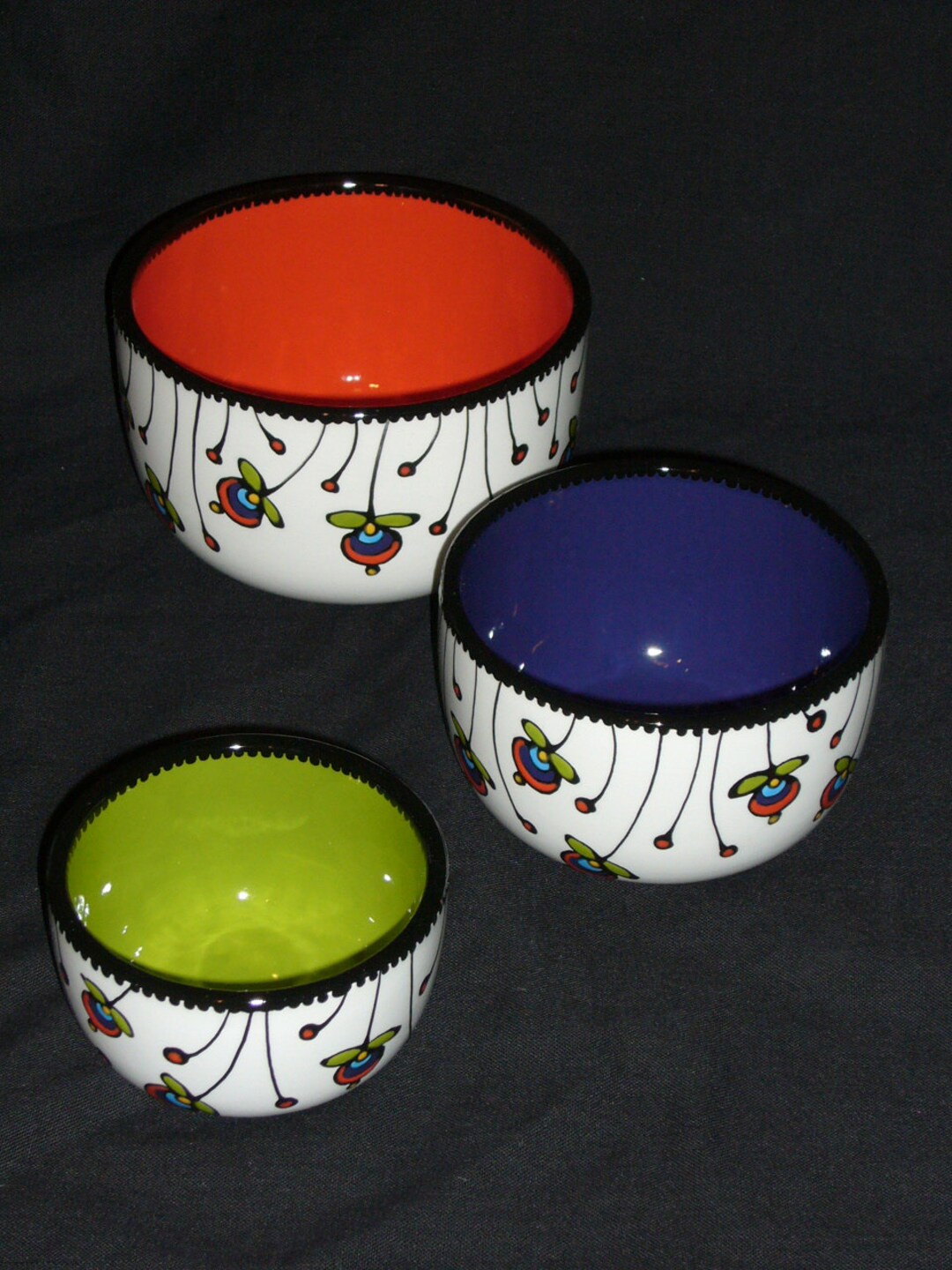 3 Piece Nesting Bowl Set - Etsy