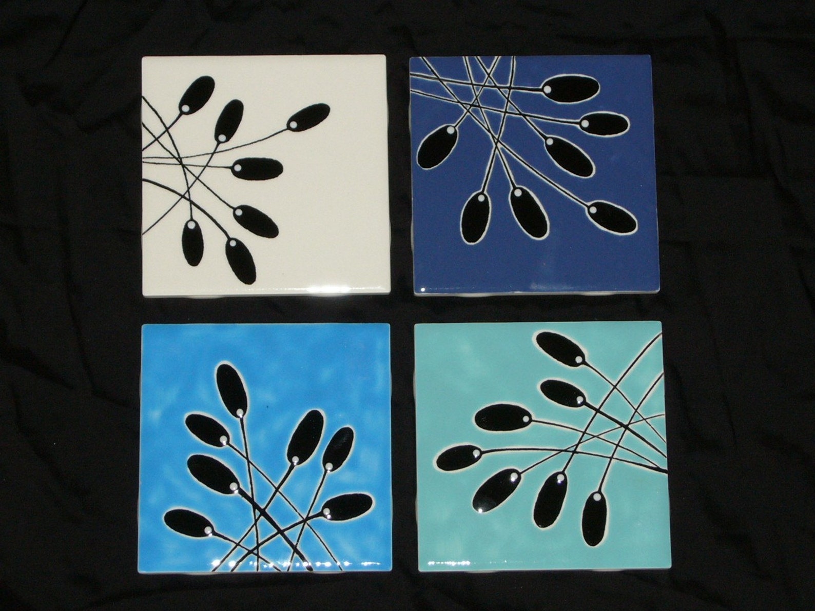 Tile Coaster Sets - Etsy