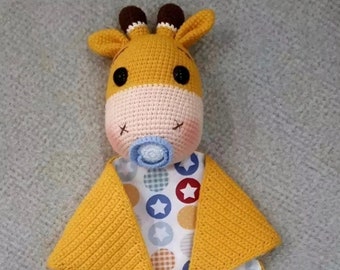 Cow Sleeping Friend Amigurumi Doll- Handmade Stuffed Plush Crochet Companion Gift for Baby Girl/Boy Shower,Kid,Unique Birthday Gift for Her
