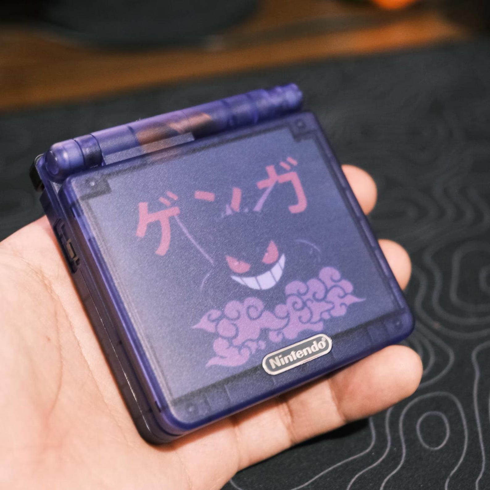 Custom Gengar Gameboy Advanced SP Shell 3 Day Shipping! - Etsy