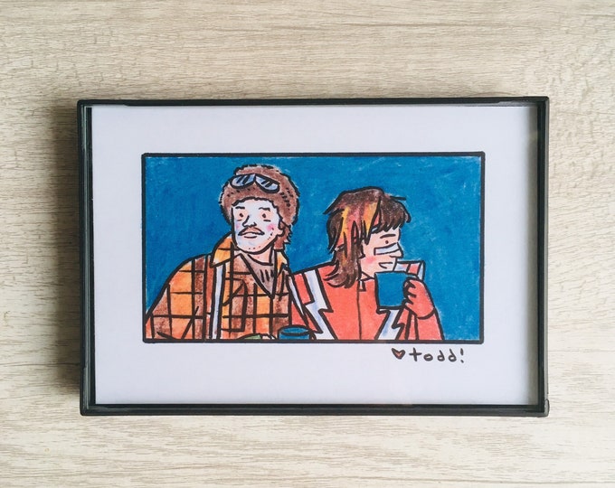 The Mighty Boosh - Print, 4 x 6 inches, TV, framed artwork, wall decor, art, actor, comedian