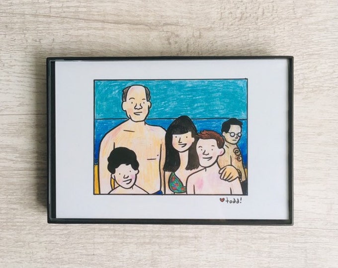 Photo Bomb - Print, 4 x 6 inches, TV, framed artwork, wall decor, art, Seinfeld